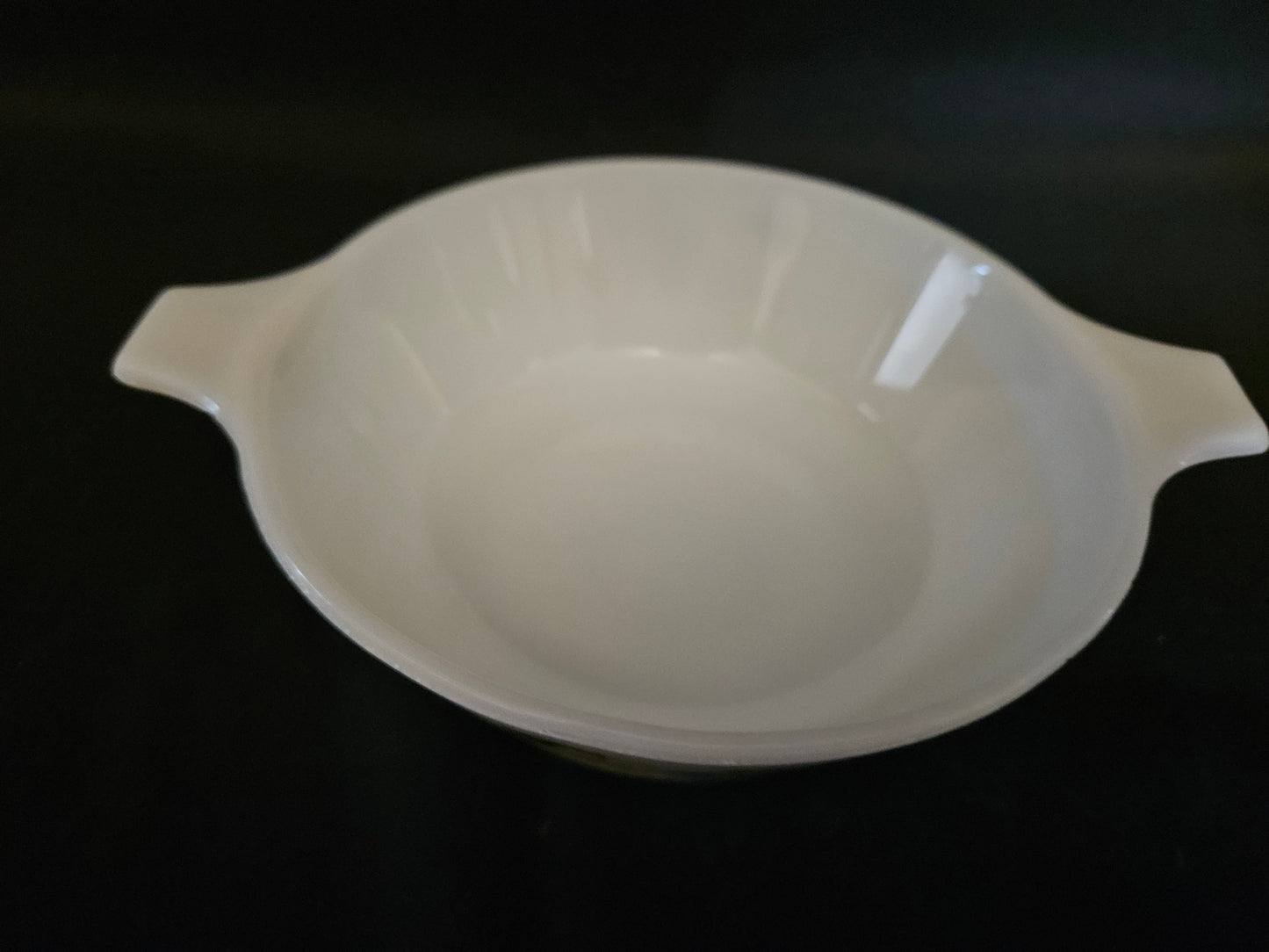 4 Vintage Pyrex Autumn Glory Handled Soup Bowls
