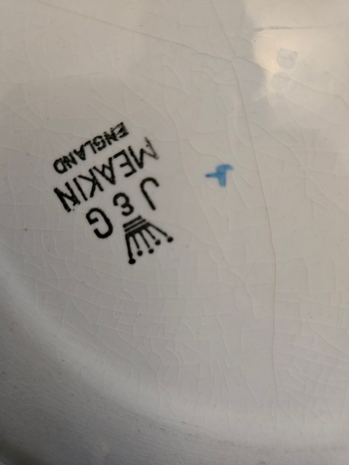 Rare J&G Meakin 'Winter' Cake Plate