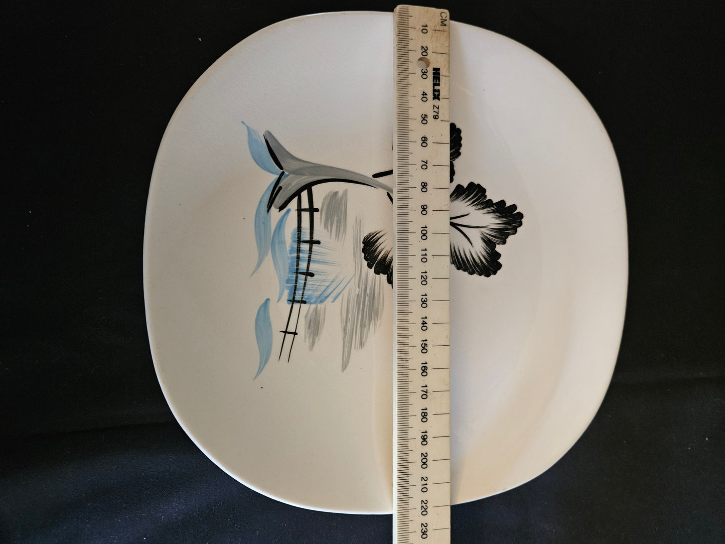 Rare J&G Meakin 'Winter' Cake Plate