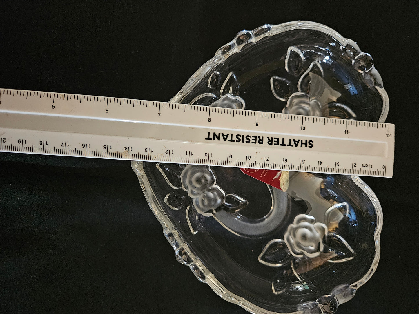 Walther Glas Crystal Heart Shaped Trinket Dish