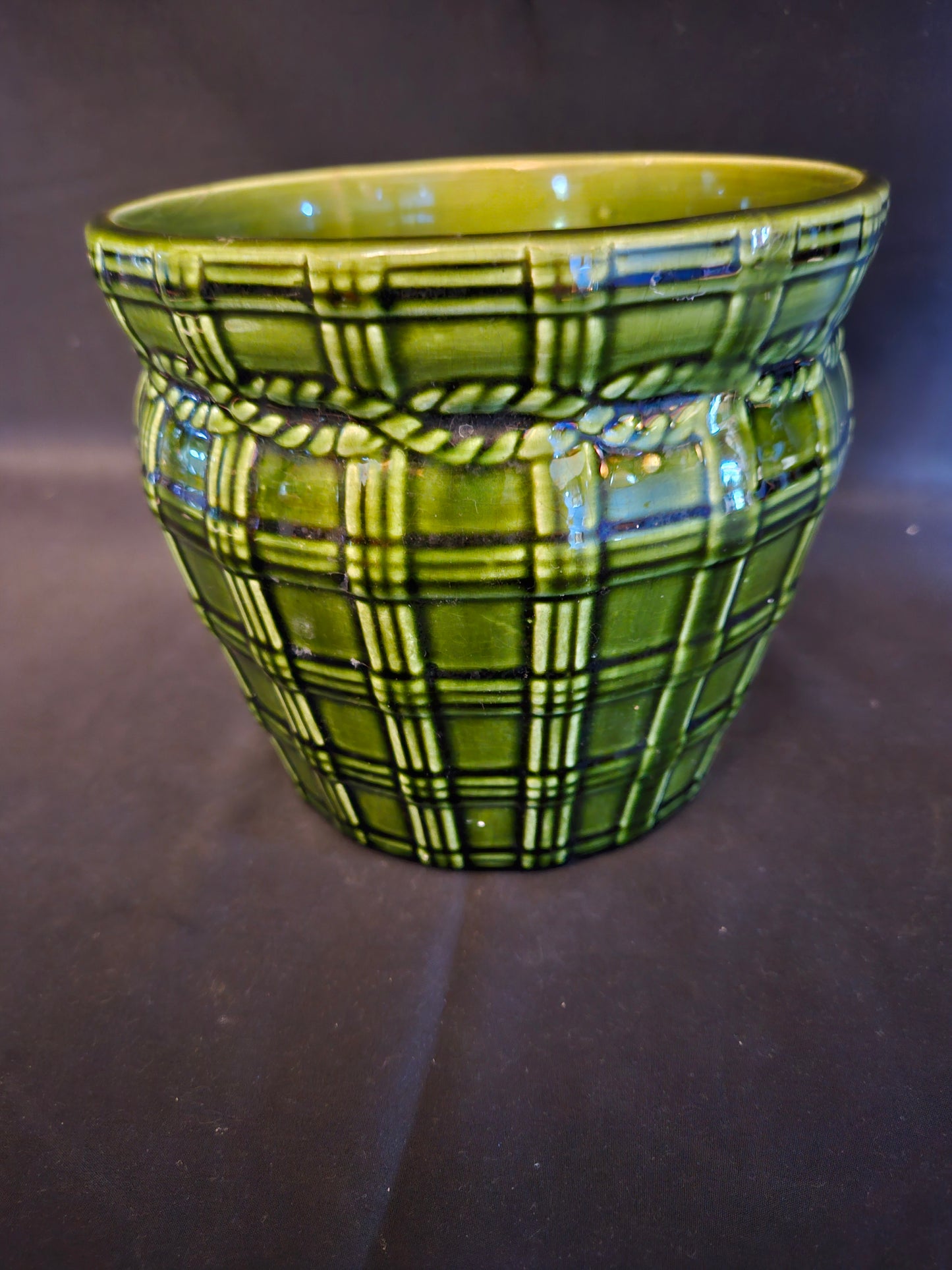 Green Thistle No.3 Plant Pot by TE &Sons