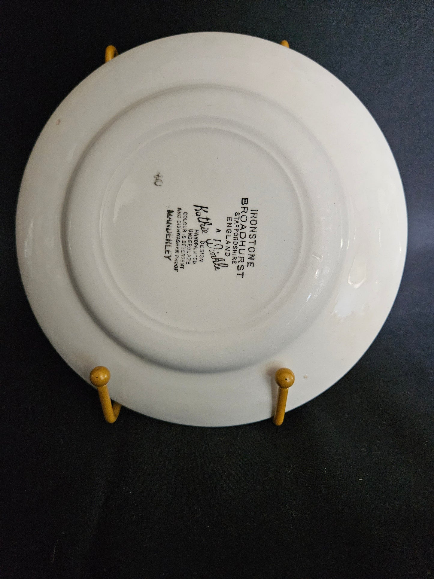 Kathie Winkle Manderley 17cm Side Plates X2