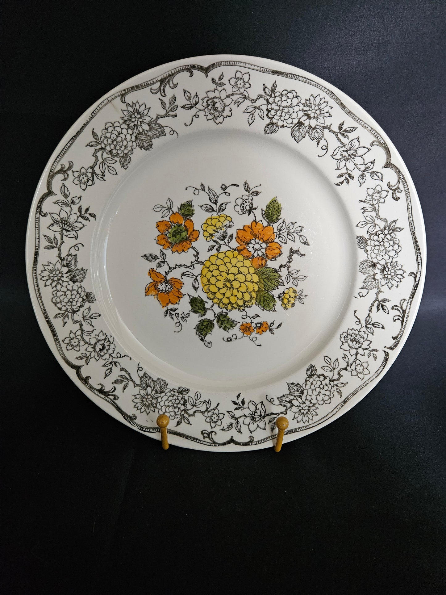 Kathie Winkle Manderley 24cm Dinner Plates X4