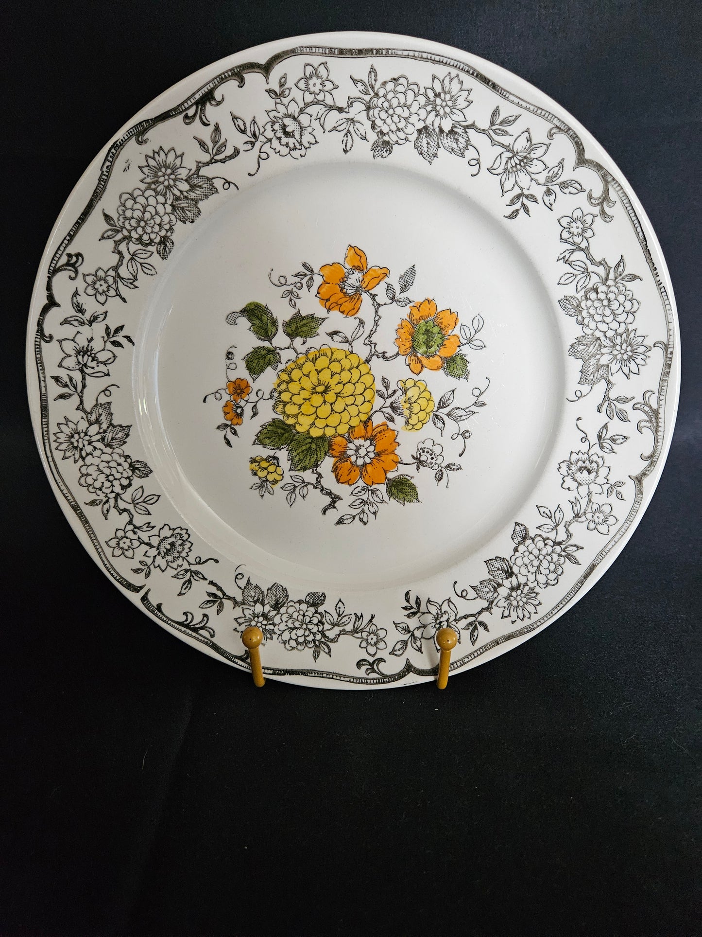 Kathie Winkle Manderley 24cm Dinner Plates X4