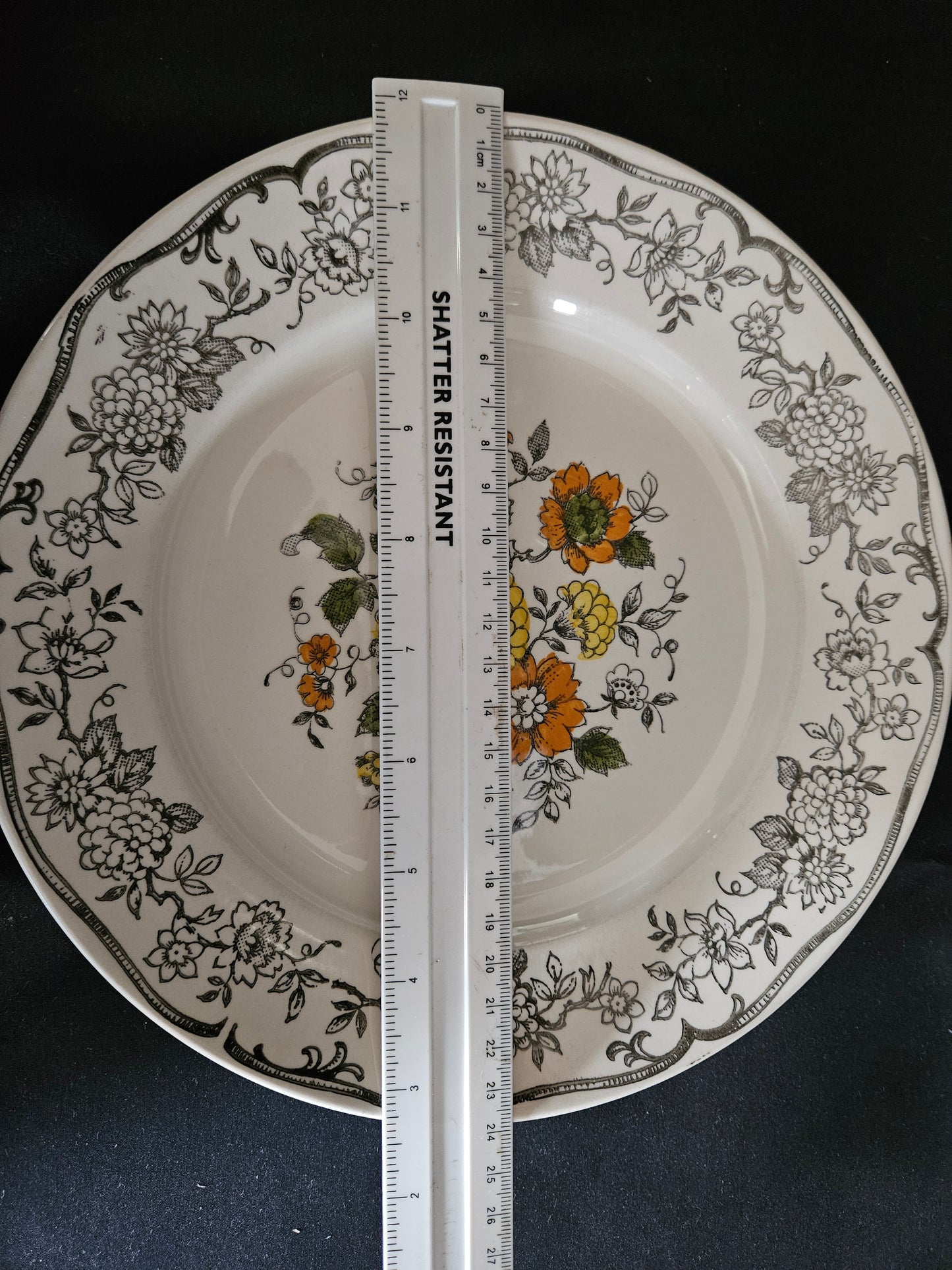 Kathie Winkle Manderley 24cm Dinner Plates X4
