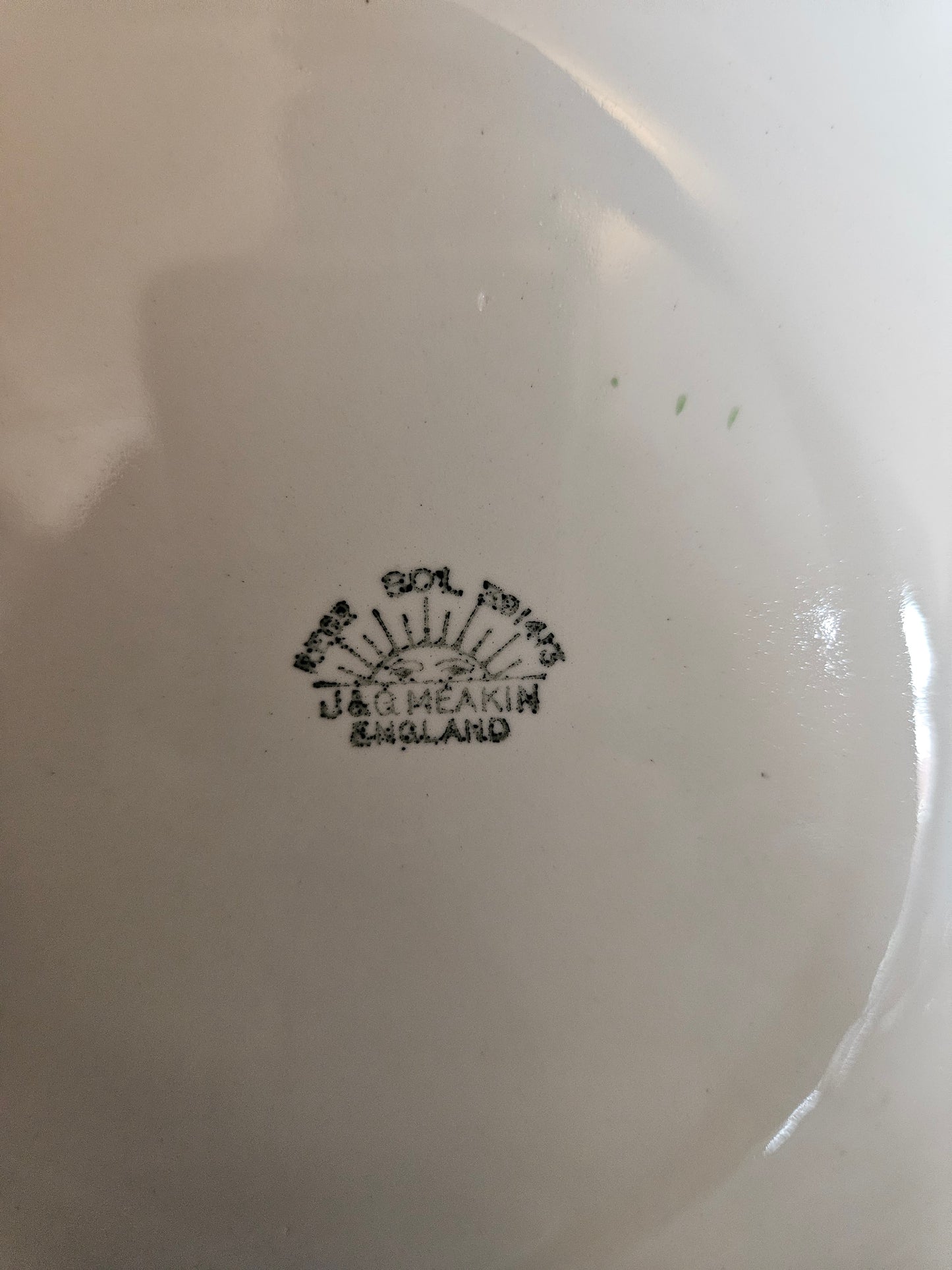 3 Vintage J&G Meakin SOL Maid of Honour 22cm Square Plates