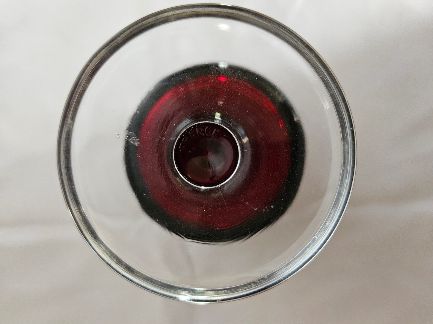 4 Luminarc Red Cavalier 11.5cm Wine Glasses