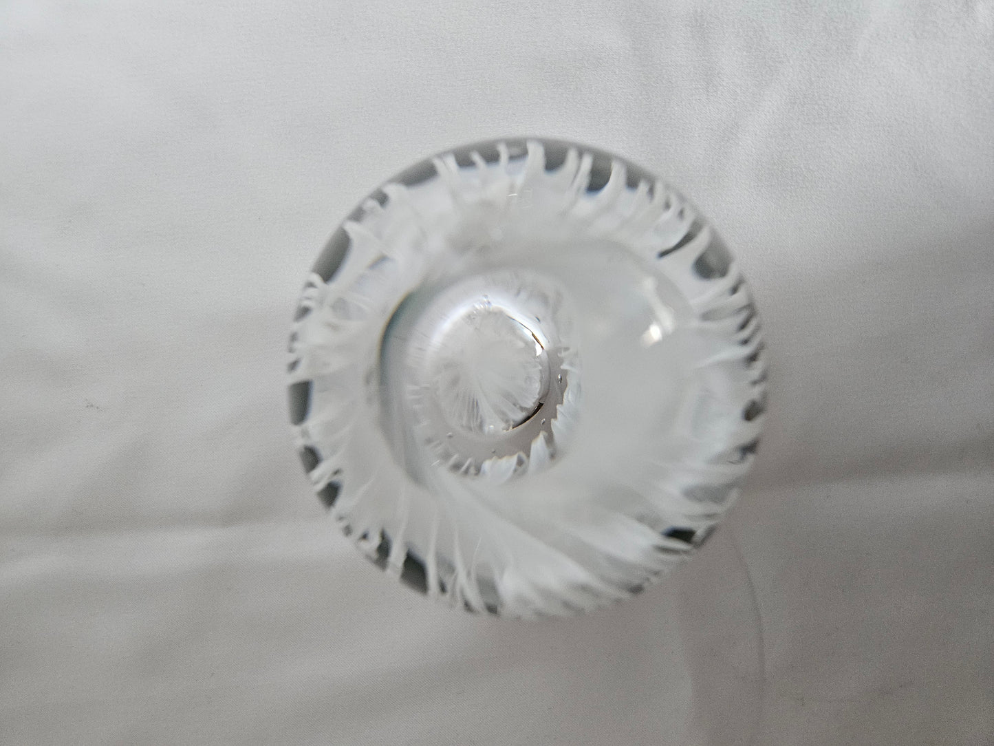 Vintage 'Fountain' Egg Shaped Paperweight