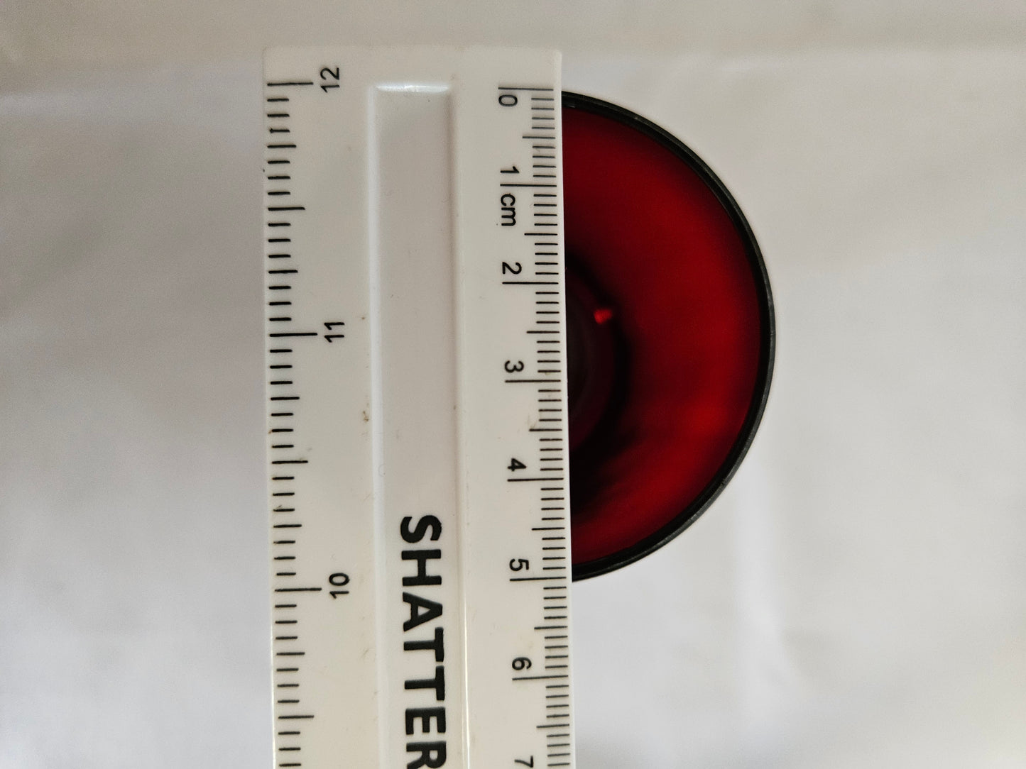 6 Luminarc Red Cavalier 9cm Aperitif Glasses