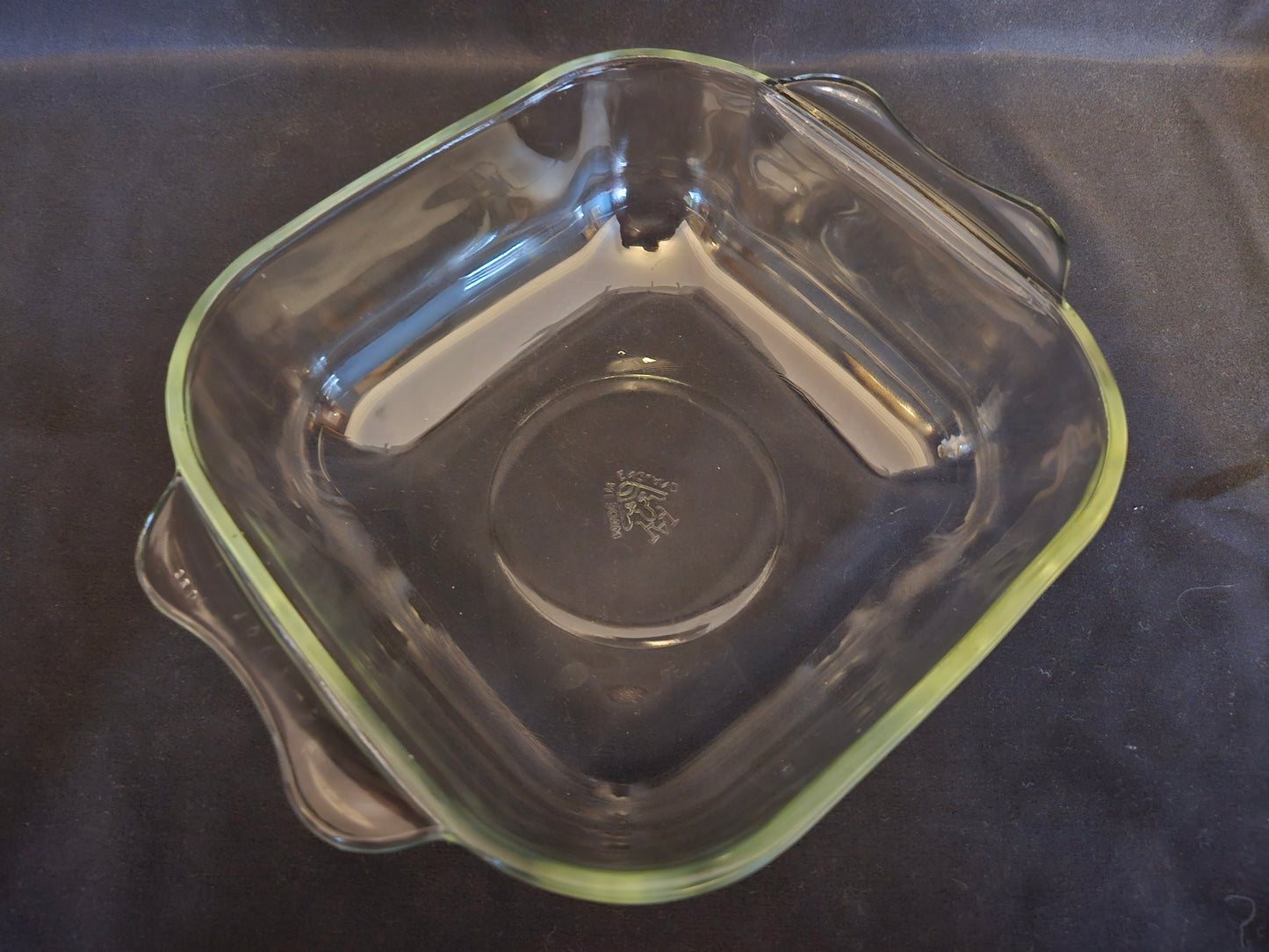 Early Pyrex Dish and Silver Plated Holder