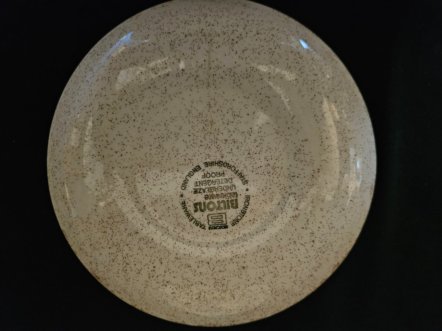 Biltons Brown Daisy Side Plates x3