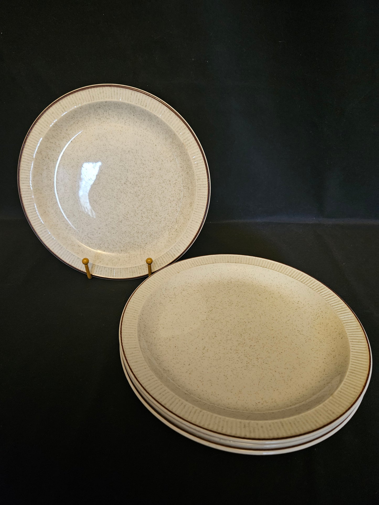 Poole Parkstone Plates X4 21.5cm Salad / Small Dinner