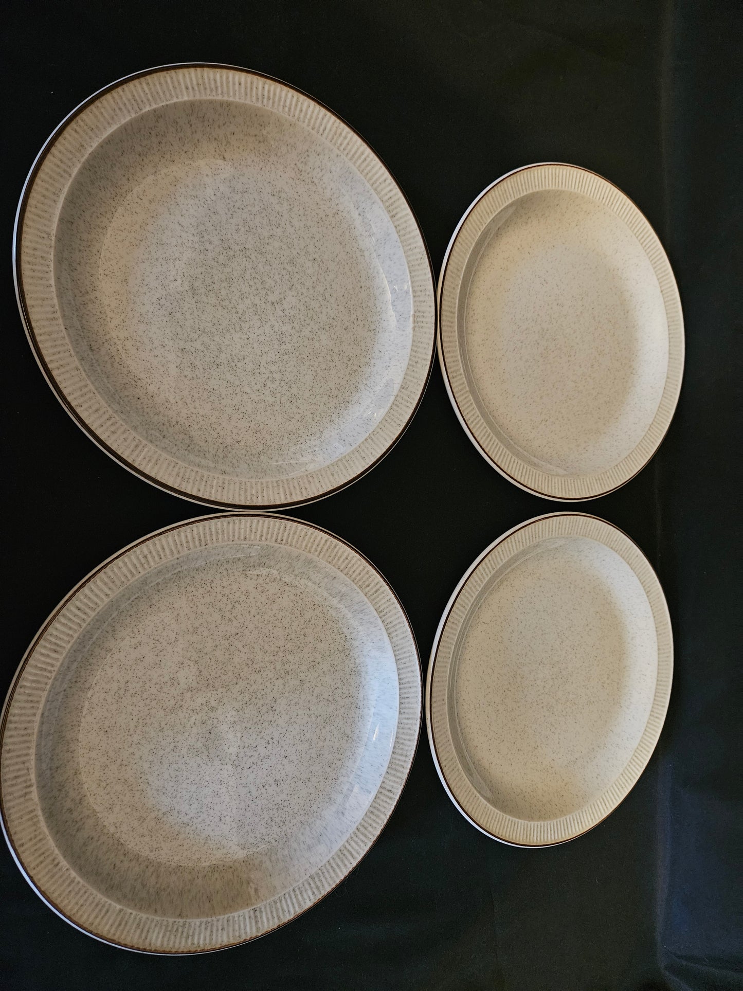 Poole Parkstone Plates X4 21.5cm Salad / Small Dinner