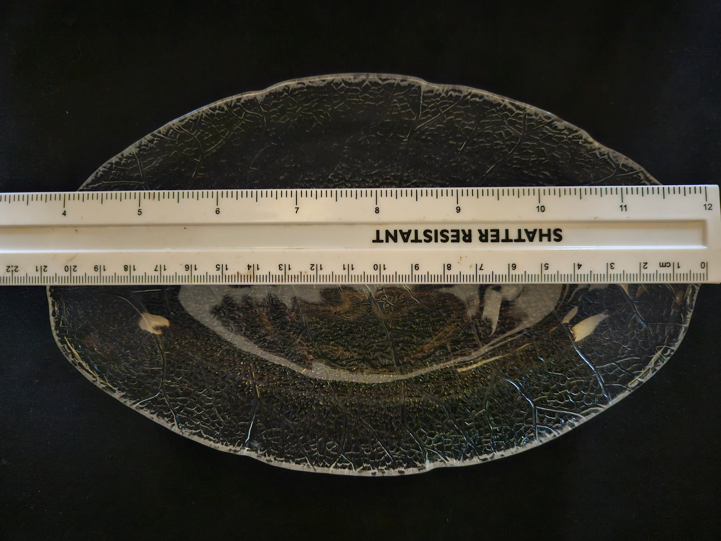 Arcoroc Aspen Leaf Pattern Small Dishes X4