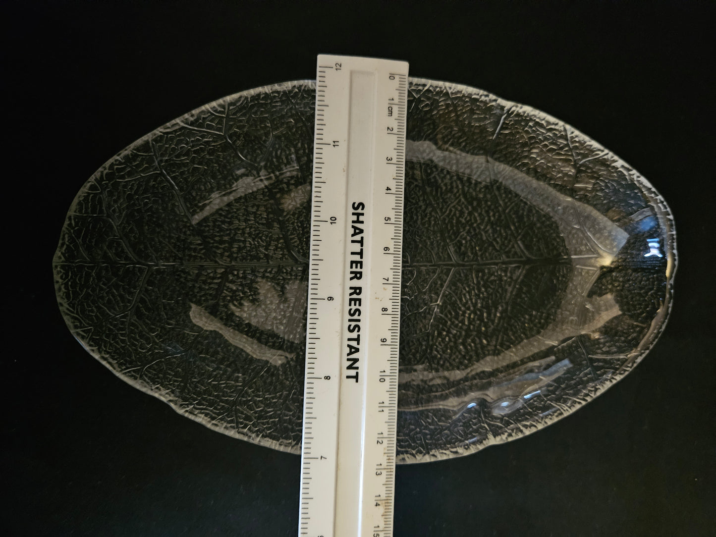 Arcoroc Aspen Leaf Pattern Small Dishes X4