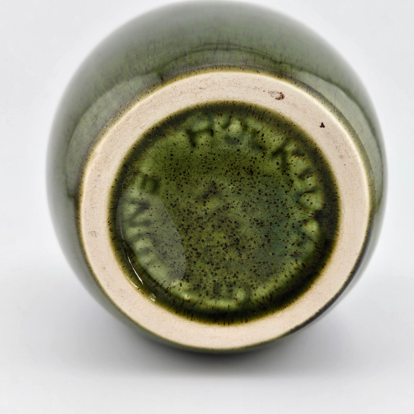 Holkham Pottery Owl Mug Green