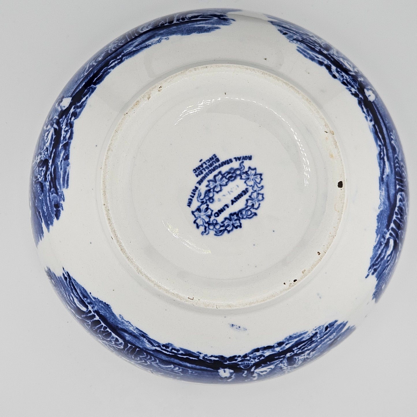 Jenny Lind Flow Blue Bowl C1910
