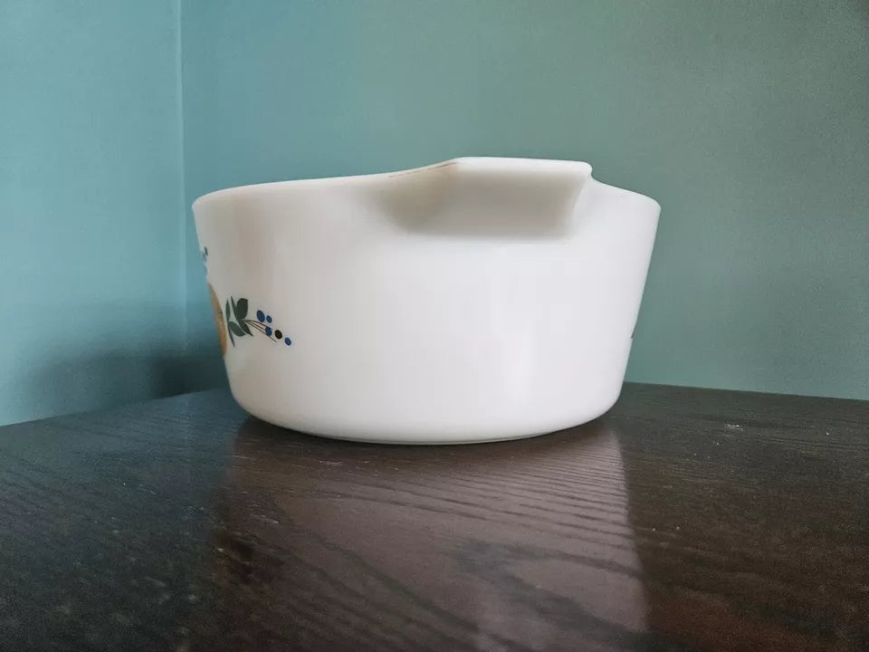 Rare Large JAJ Pyrex Mandarin  Casserole 1960s  Promotional Pattern