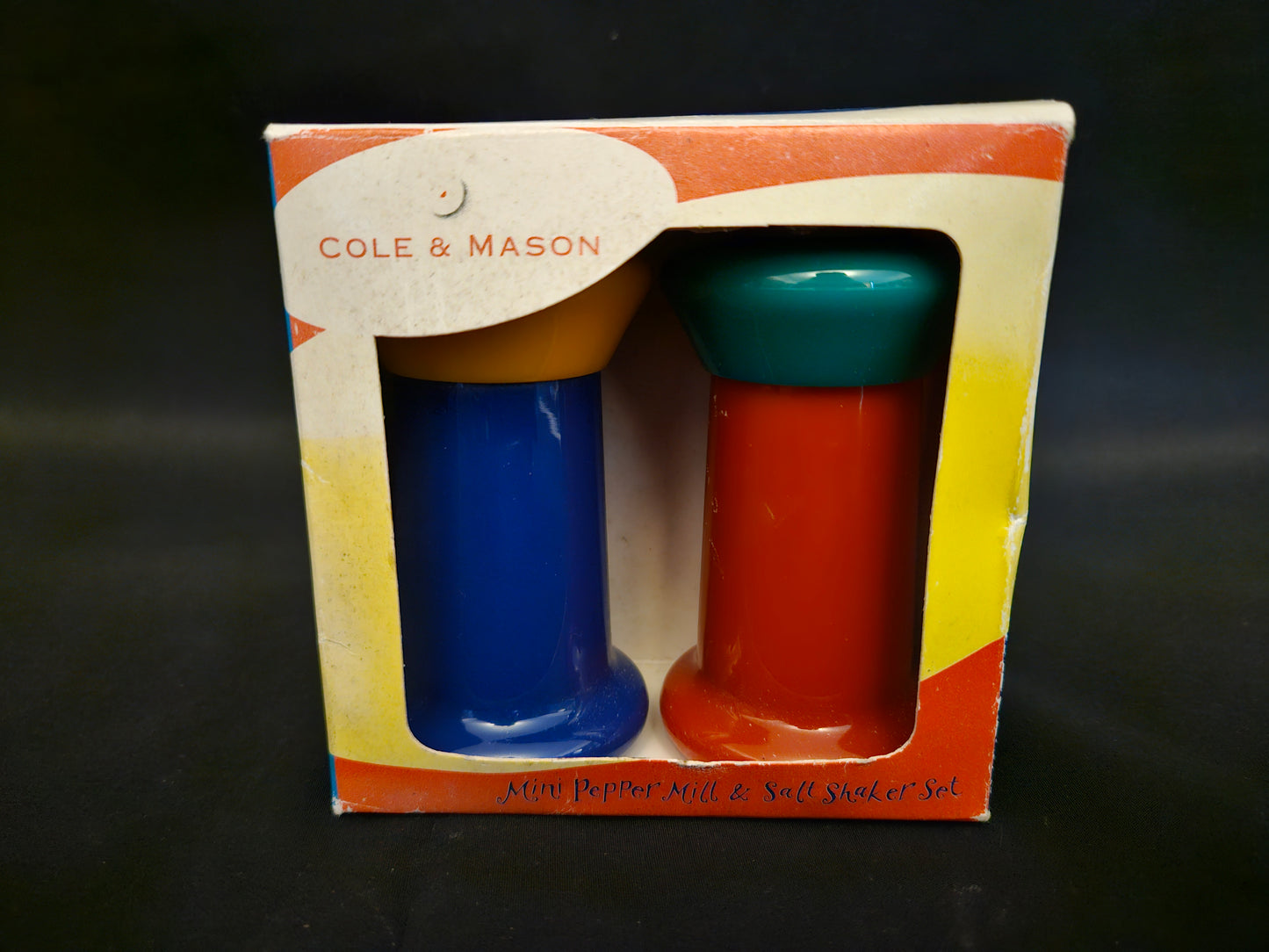 Boxed Cole and Mason Mini Mills Salt and Pepper Grinder