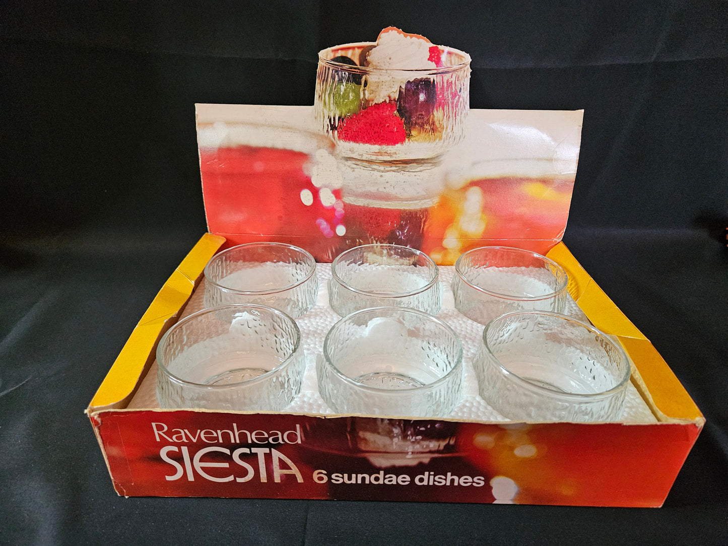 Boxed Set of 6 Ravenhead Siesta Ice Bark Fruit Bowls