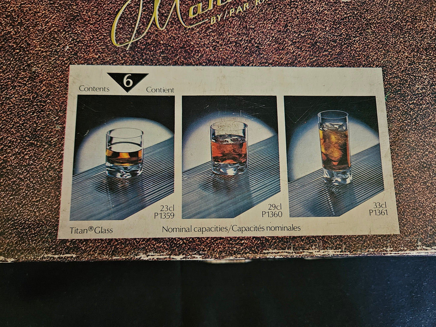 Boxed Ravenhead Manhattan Tumblers x6