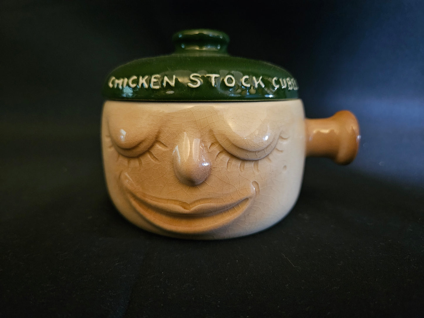 Sylvac Chicken Stock Cubes Face Pot