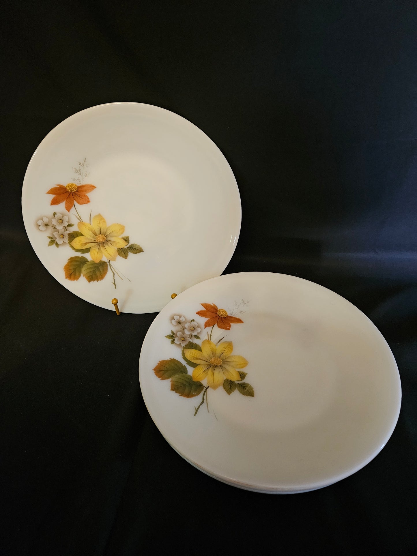 Pyrex Autumn Glory Dinner Plates X6