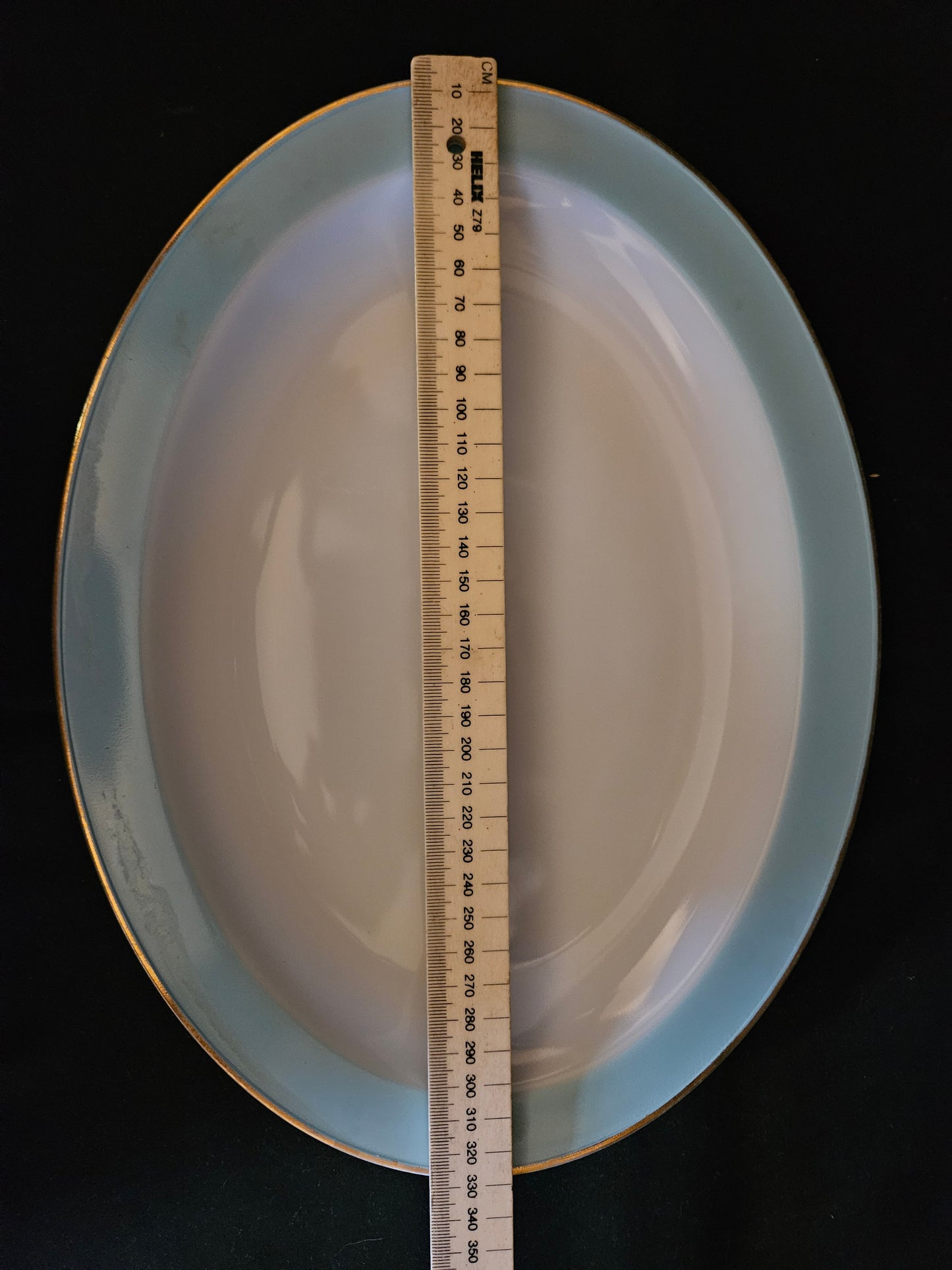 Pyrex Weardale Aqua Colour Oval Serving Plate