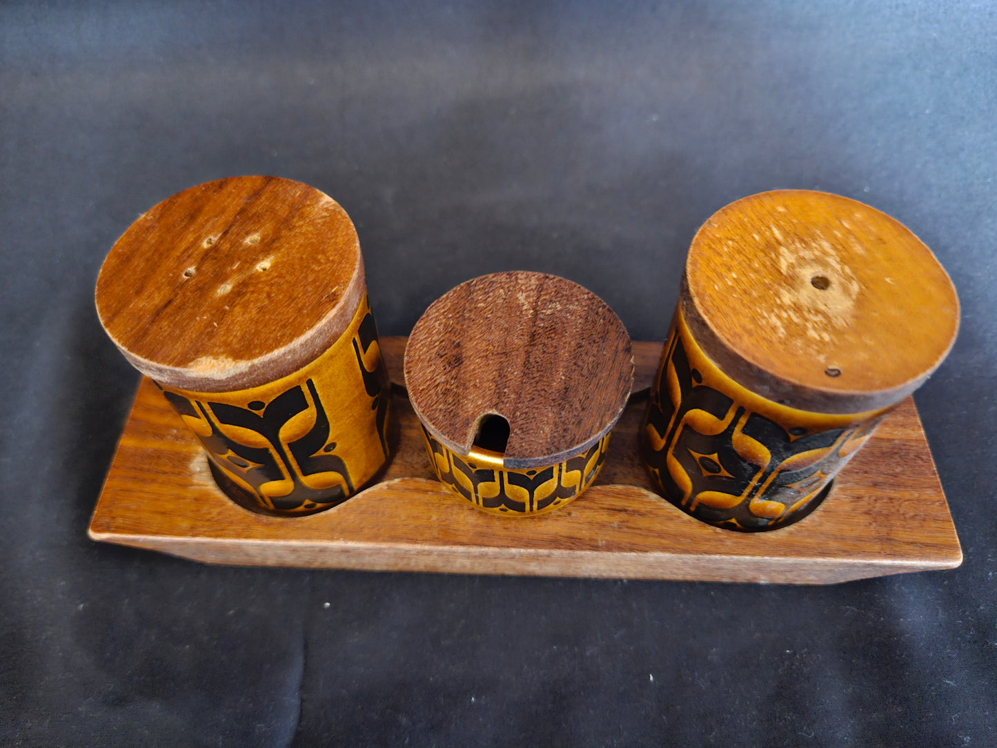 Hornsea Heirloom Condiment Set (Salt, Pepper and Mustard)