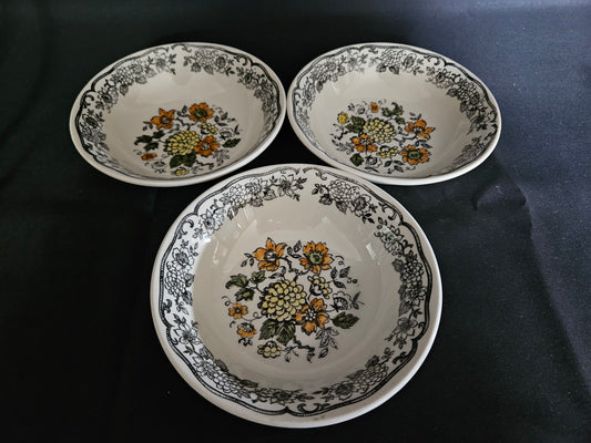 Kathie Winkle Manderley Bowls X3