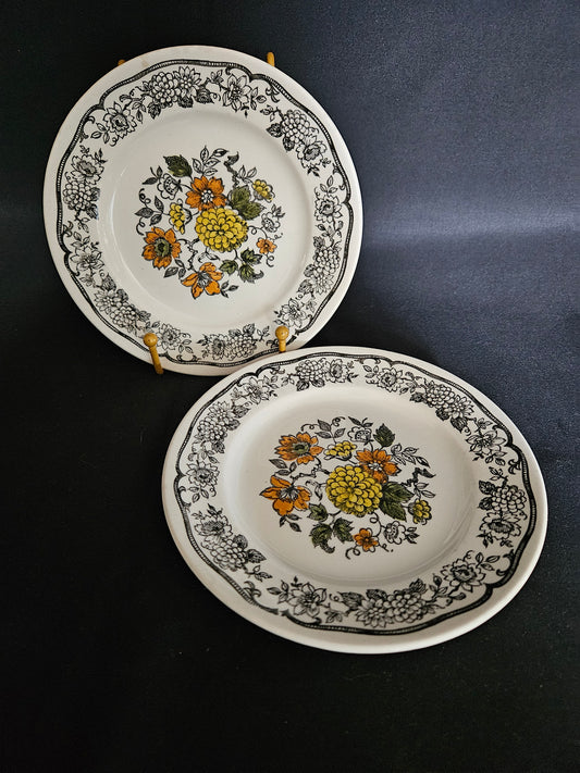 Kathie Winkle Manderley 17cm Side Plates X2