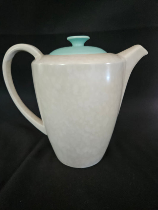 Poole Pottery Twin Tone Ice-Green and Seagull Coffee Pot