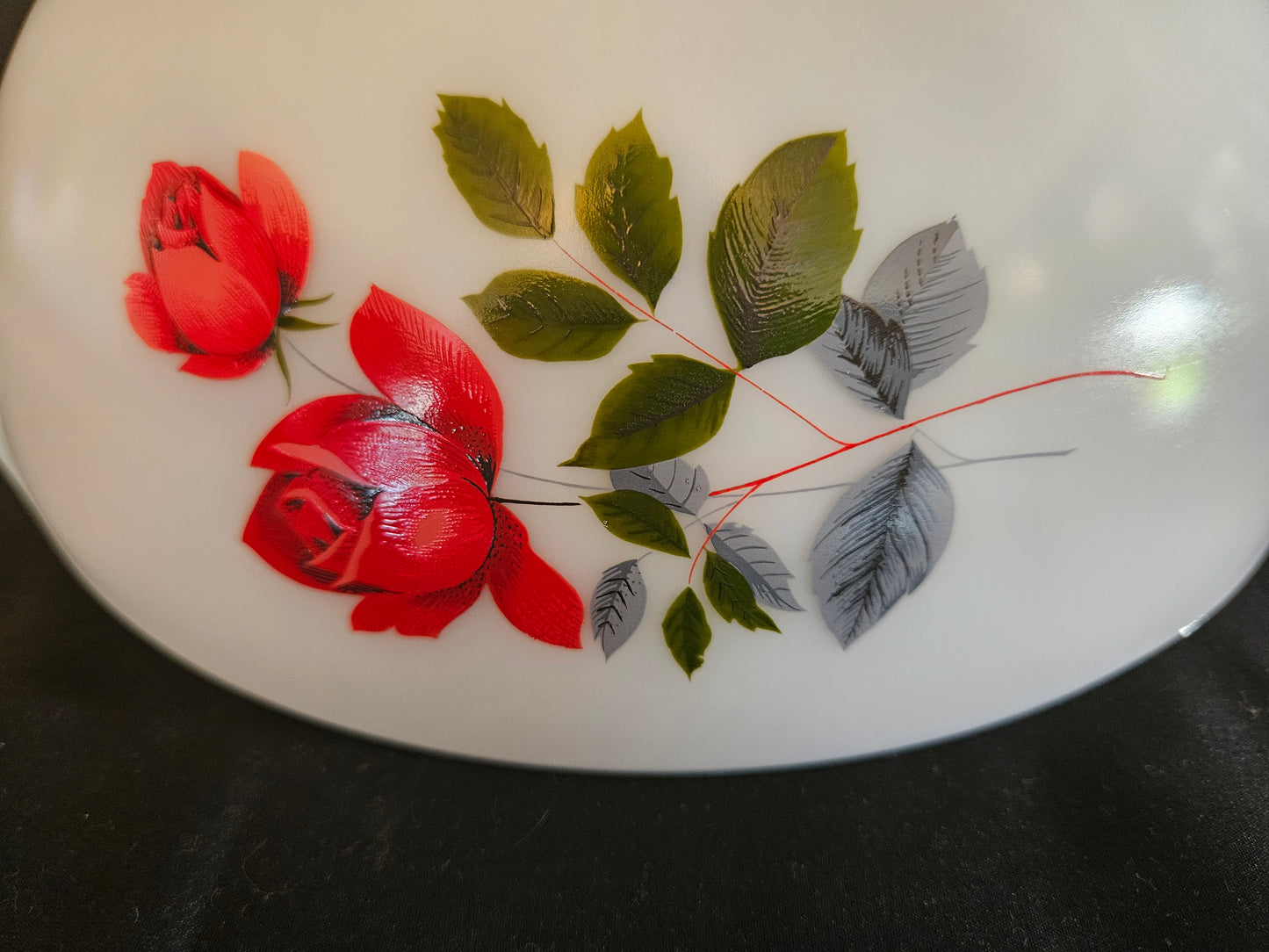 Pyrex June Rose Large Cinderella Mixing Bowl