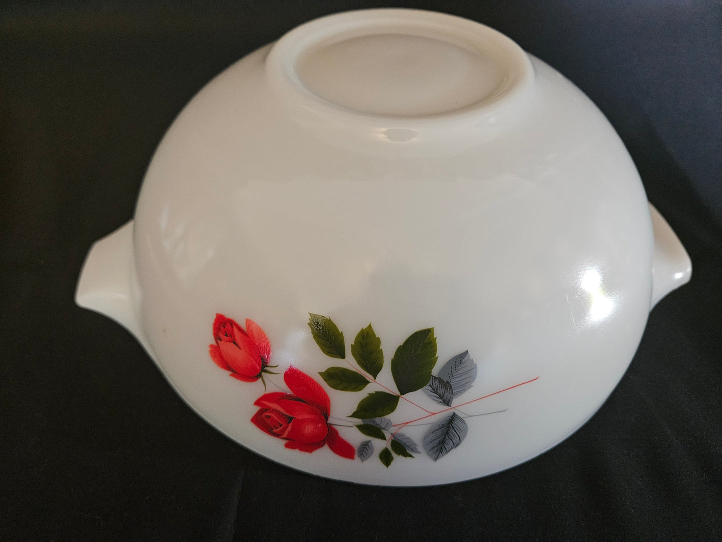 Pyrex June Rose Large Cinderella Mixing Bowl