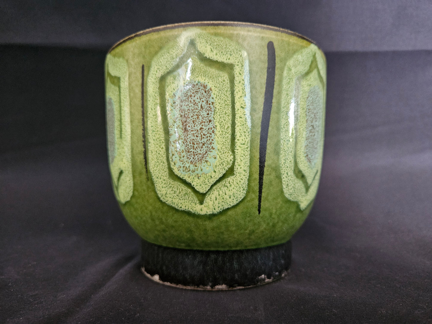 Vintage Green Plant Pot 1930s