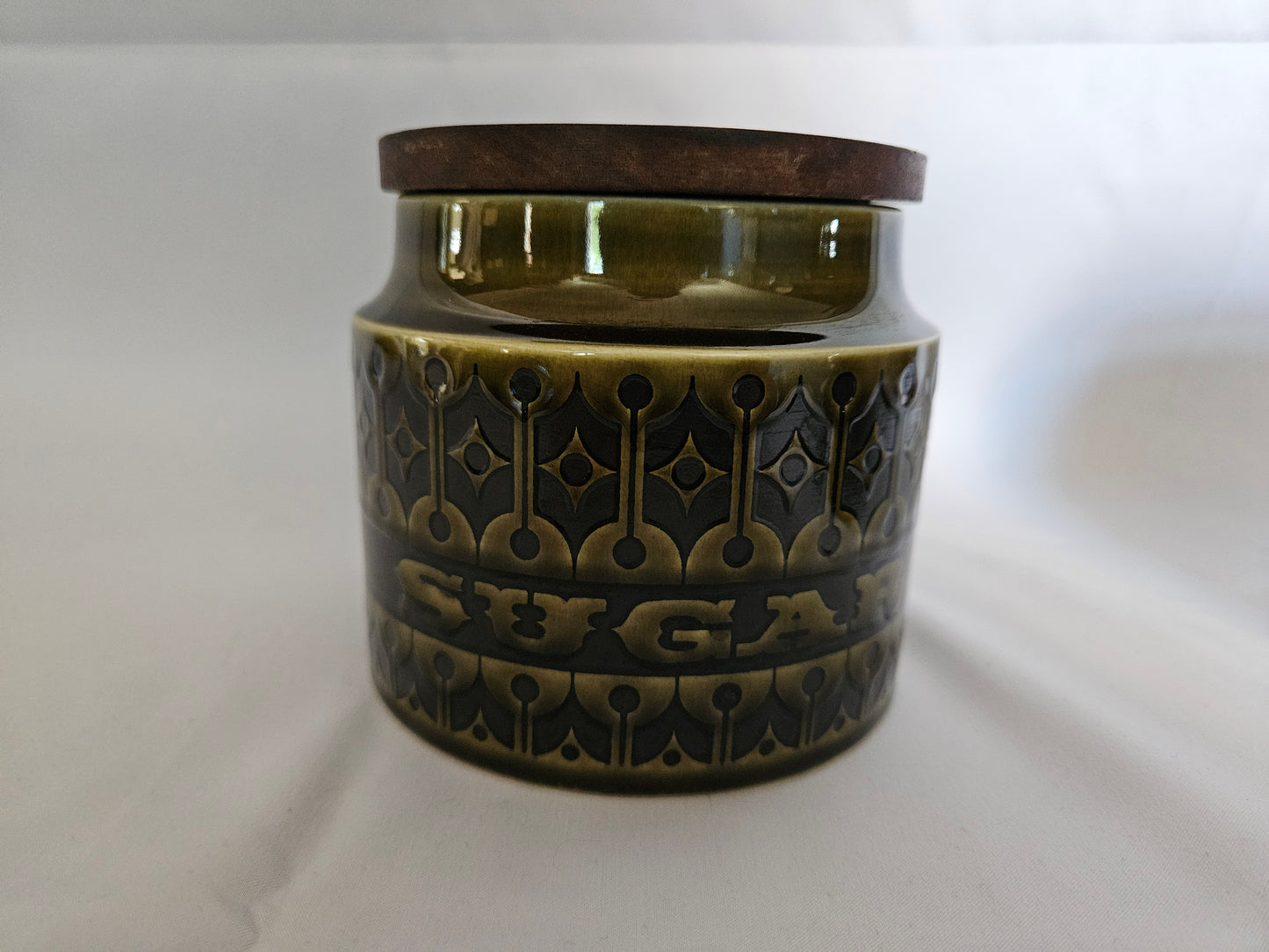 Hornsea Green Heirloom Sugar Storage Jar