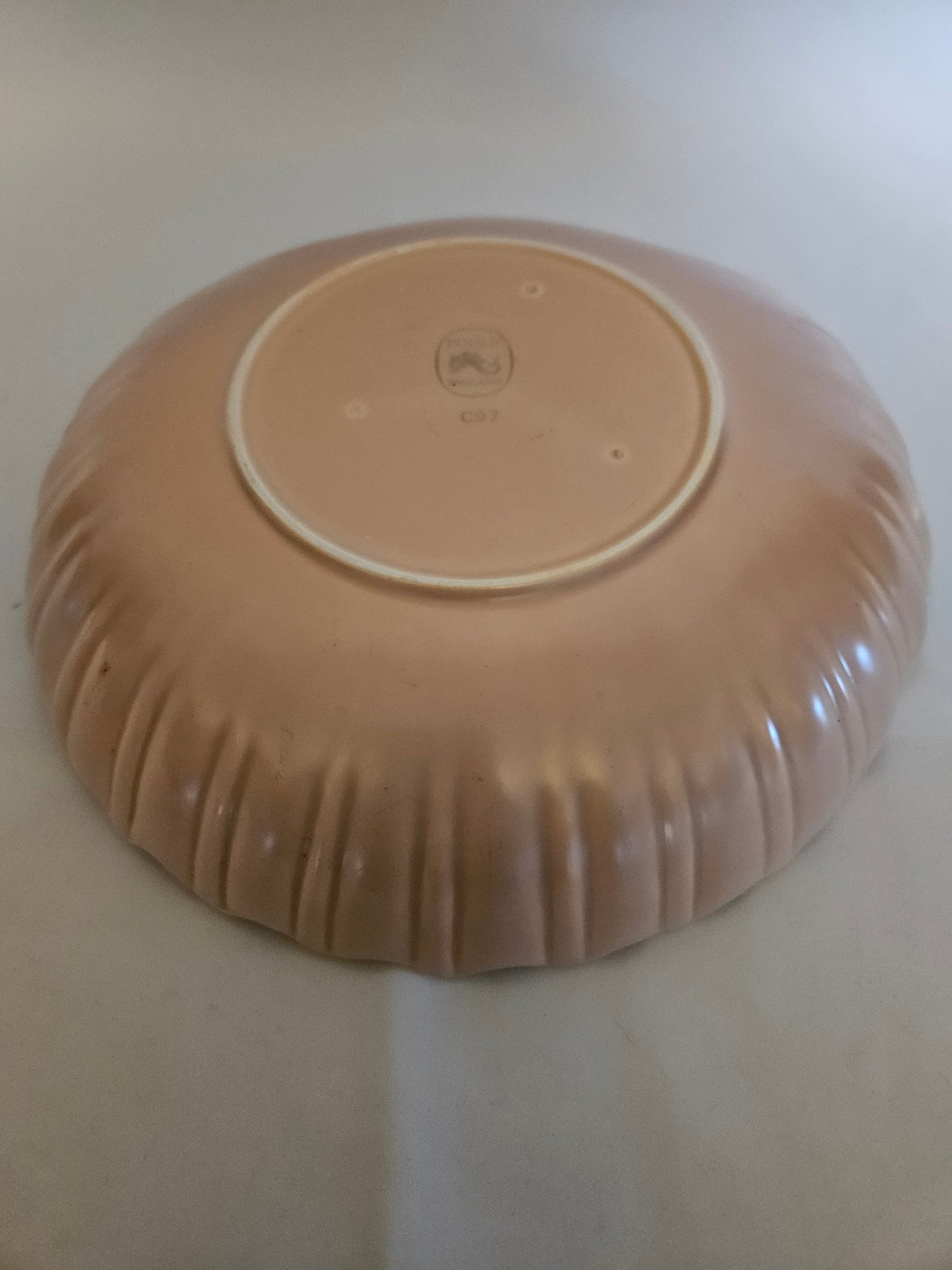 Poole Pottery Twintone Large Shell Dish