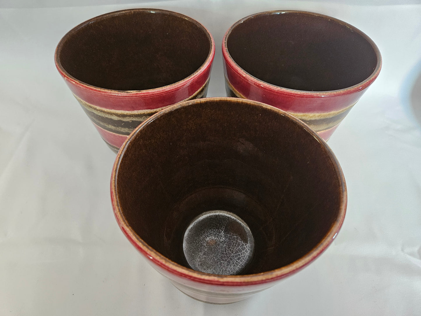 Set of 3 German Plant Pots