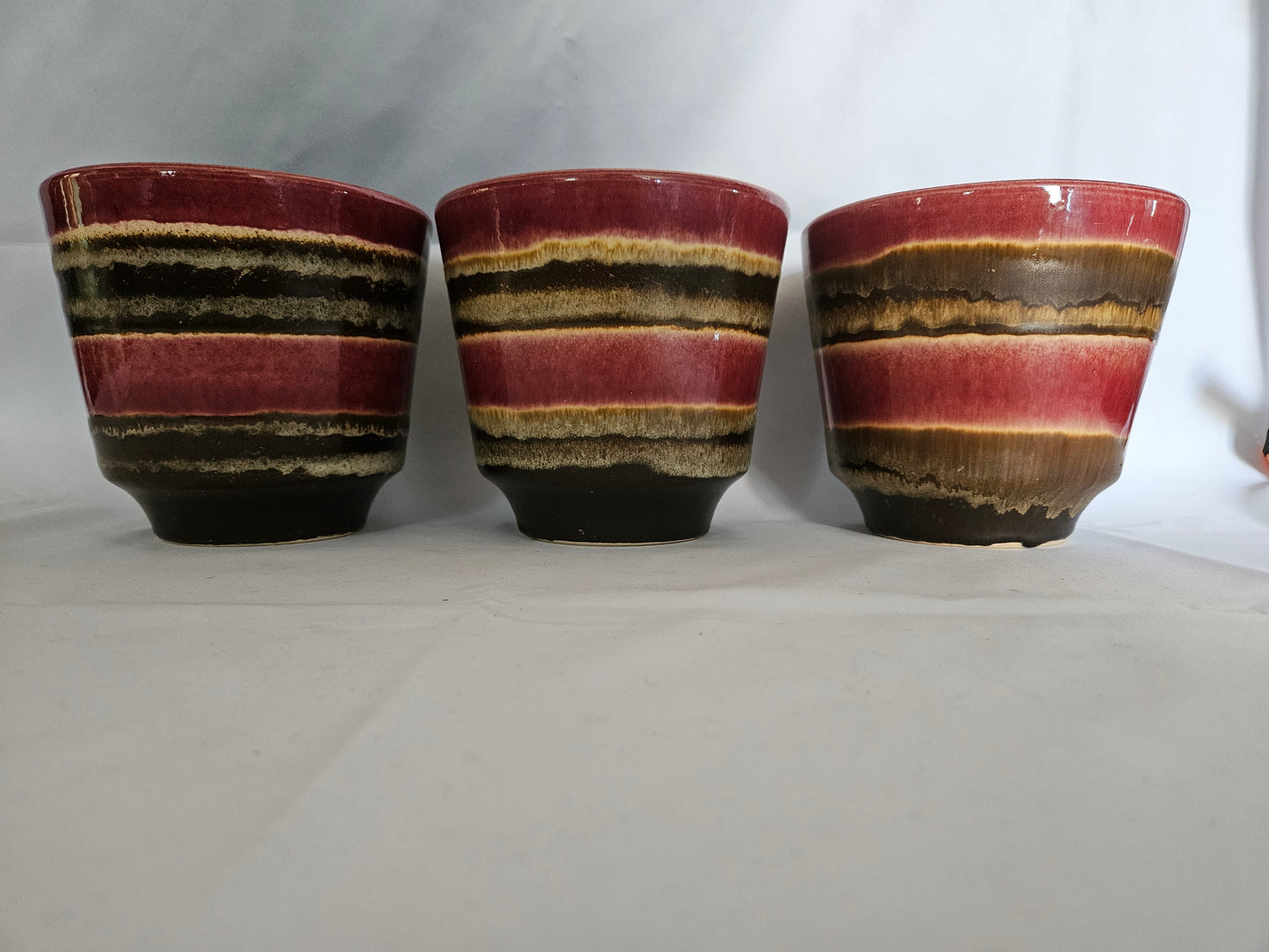 Set of 3 German Plant Pots