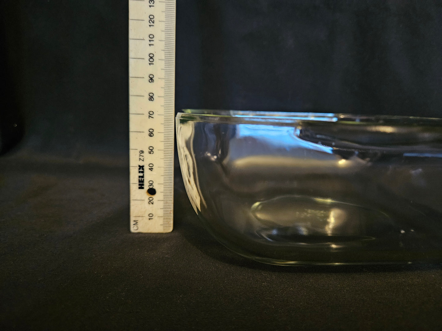 Early Pyrex Dish and Silver Plated Holder