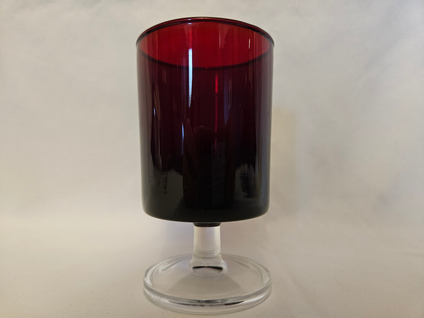 6 Luminarc Red Cavalier 11.5cm  Wine Glasses