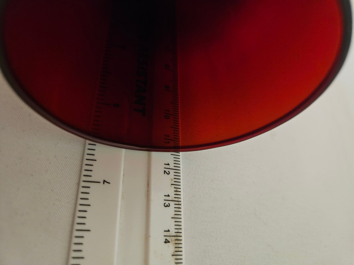 6 Luminarc Red Cavalier 11.5cm  Wine Glasses