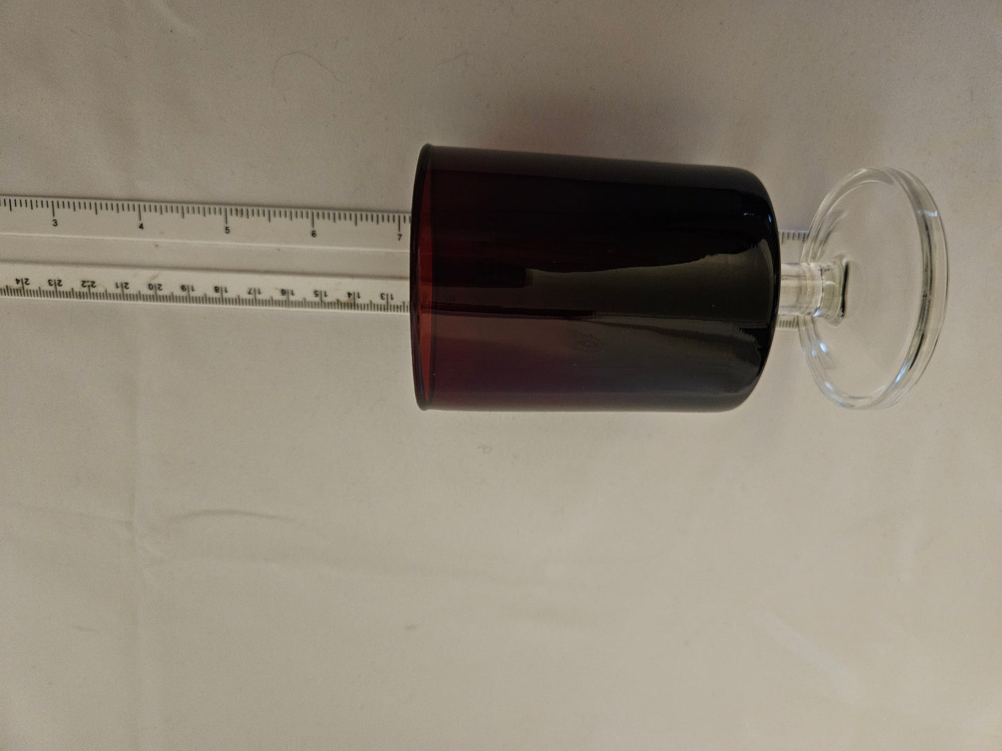 6 Luminarc Red Cavalier 11.5cm  Wine Glasses