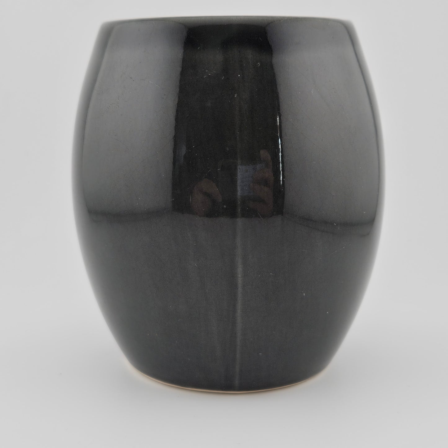Holkham Pottery Owl Mug Grey