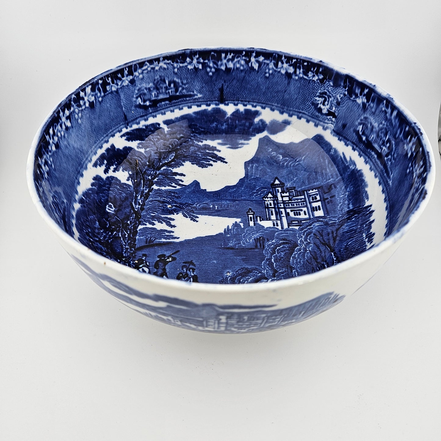 Jenny Lind Flow Blue Bowl C1910